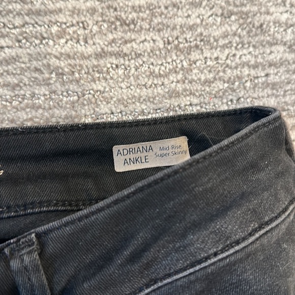 Mavi Jeans black distressed size 26 - Picture 3 of 6